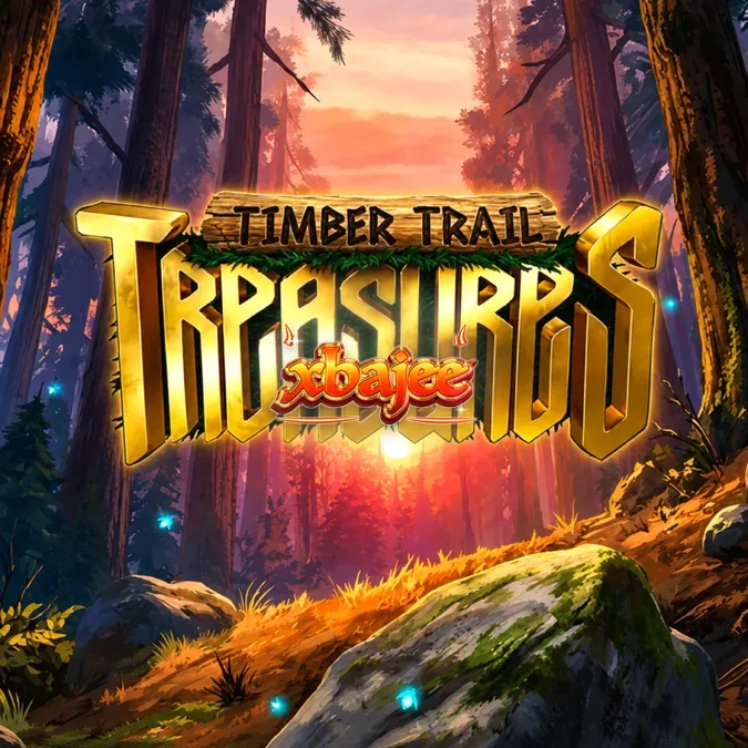 Timber Trail Treasures স্লট গেমের একটি দৃশ্য যেখানে বনের থিম এবং রিলগুলো দেখানো হয়েছে।